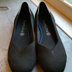 Rothy's size 12 black round toe flats